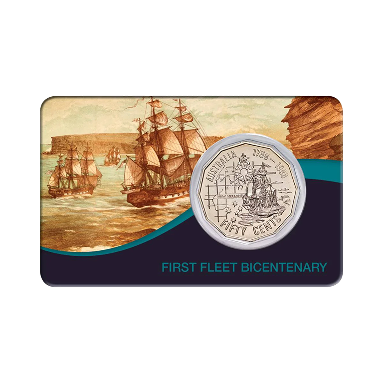 1988 50c First Fleet Coin Pack