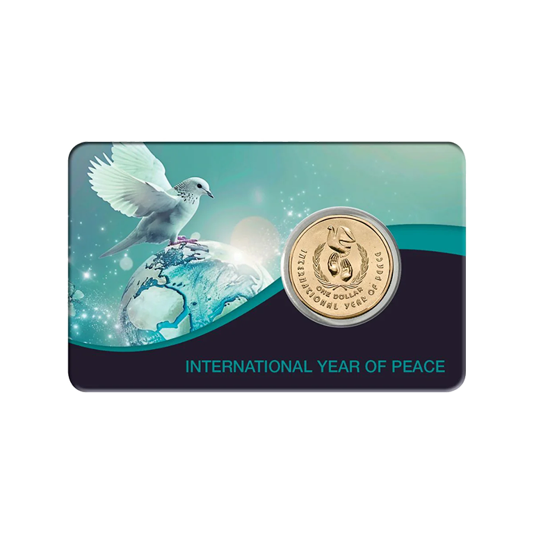 1986 $1 International Year of Peace Coin Pack