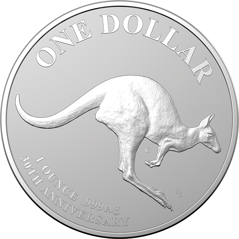 2023 $1 Anniversary of the Kangaroo Series 1oz Frosted C Mintmark Coin