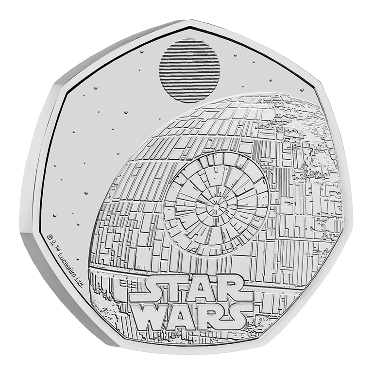 2024 50p Star Wars Death Star II BUNC Coin