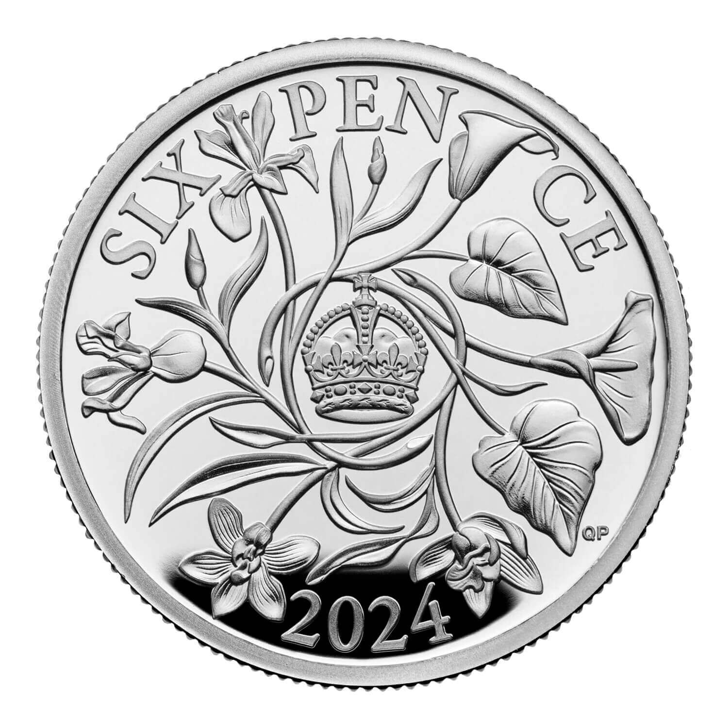 2024 Wedding Silver Sixpence