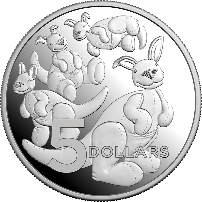 2024 $5 Baby Toy Kangaroo 1oz Fine Silver Proof Coin