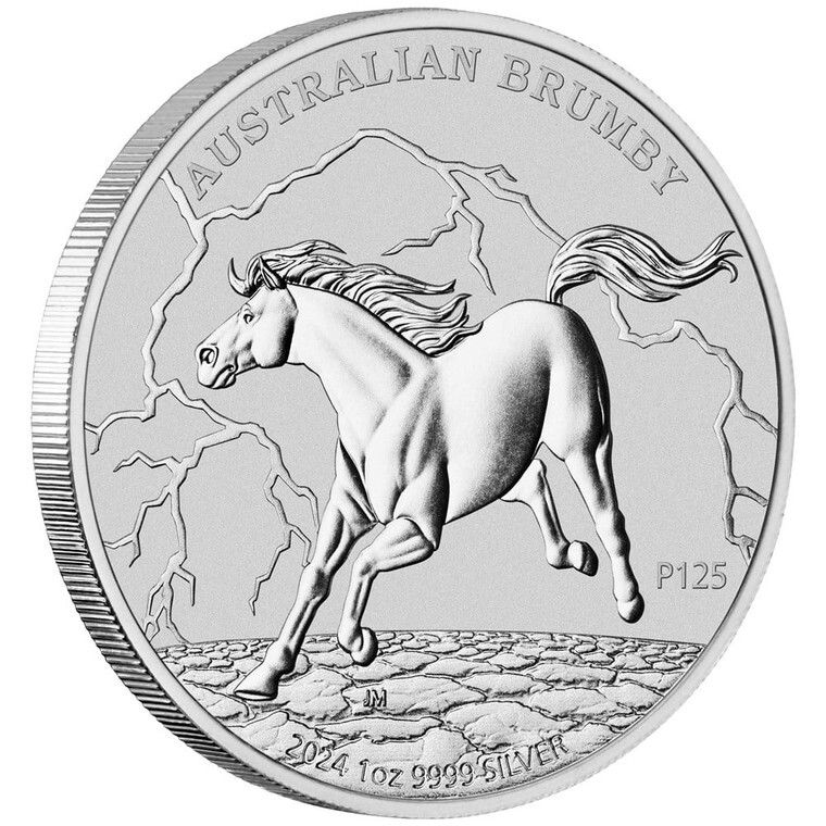 2024 $1 Australian Brumby 1oz Silver Bullion Coin