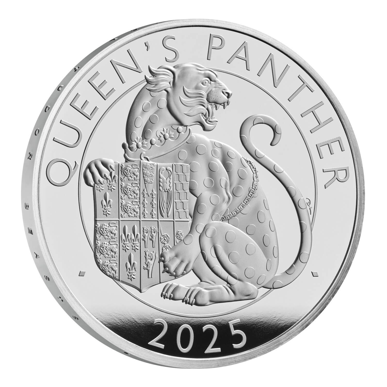 2025 £2 Royal Tudor Beasts - The Queen's Panther 1oz Silver Proof