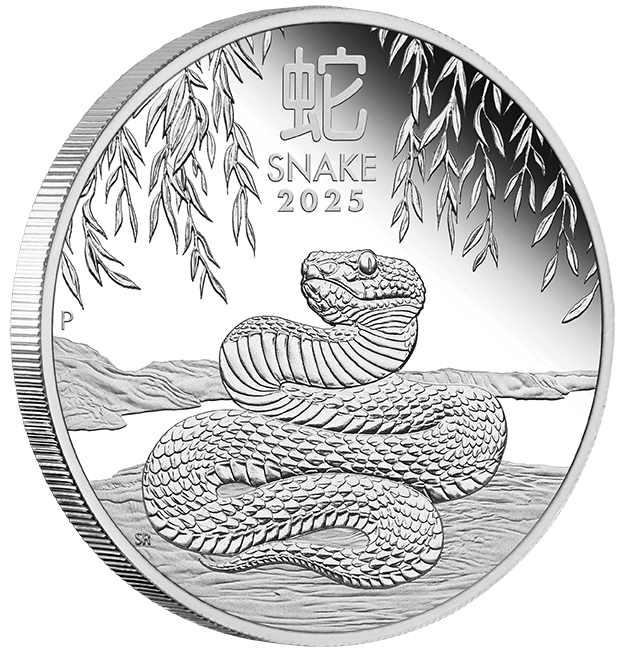 2025 Year of the Snake 3 Coin Silver Proof Set