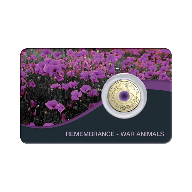 2024 $2 War Animals Remembrance Coloured Al-Br Coin Pack