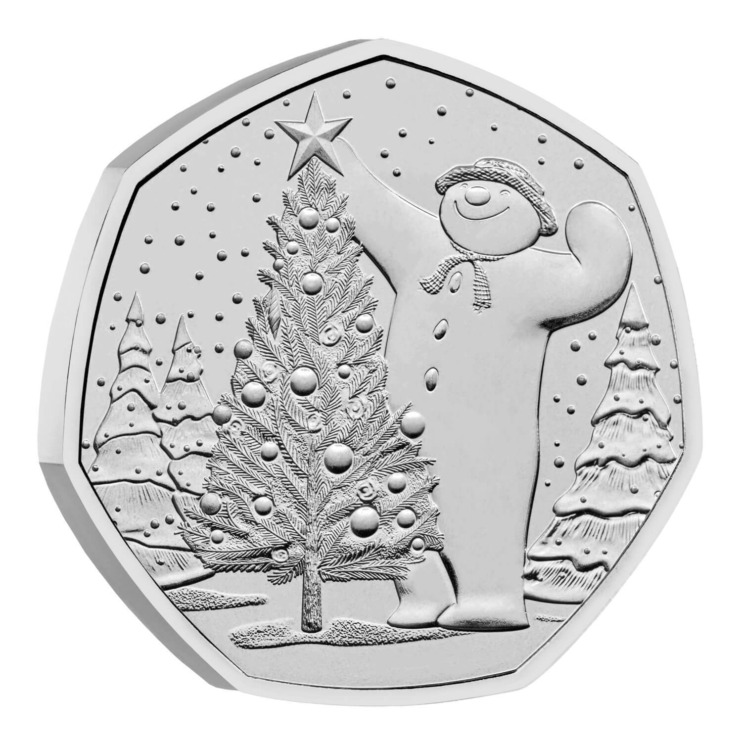 2024 50p The Snowman BUNC Coin