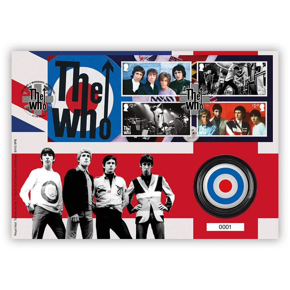 2024 The Who Medal Cover - Mod Icons Miniature Sheet