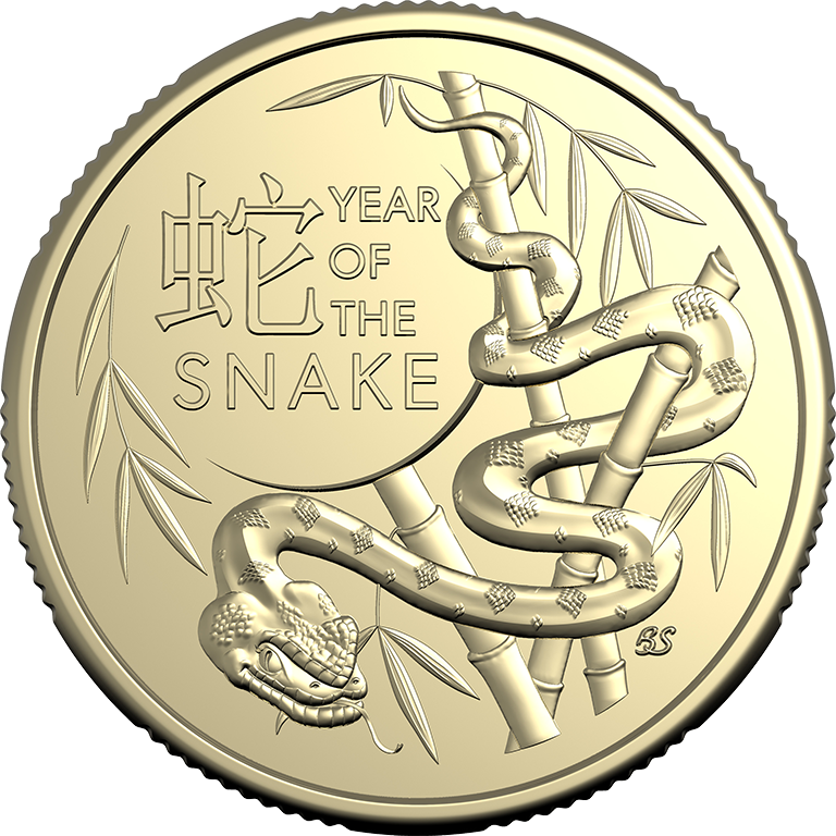 2025 $1 Lunar Year of the Snake 2 Coin UNC Set