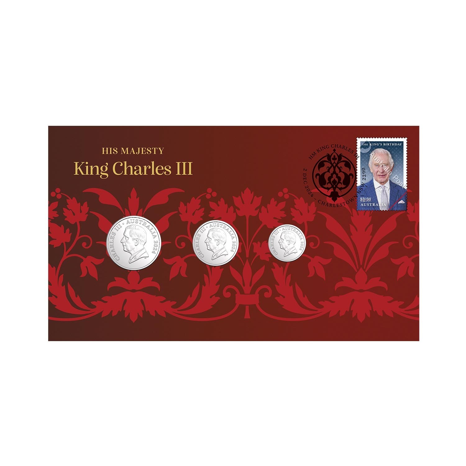 2024 King Charles III Three Coin PNC