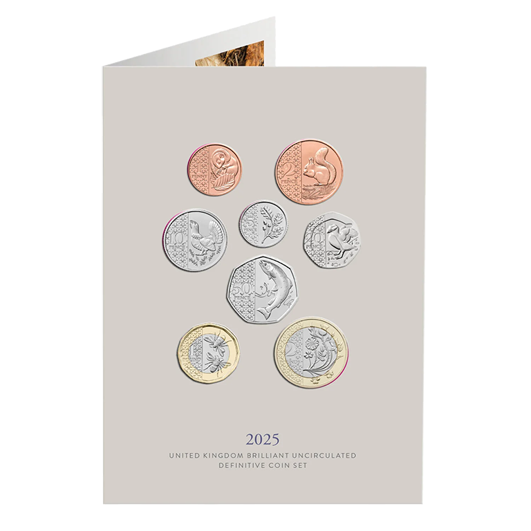 2025 United Kingdom Uncirculated Definitive Coin Set