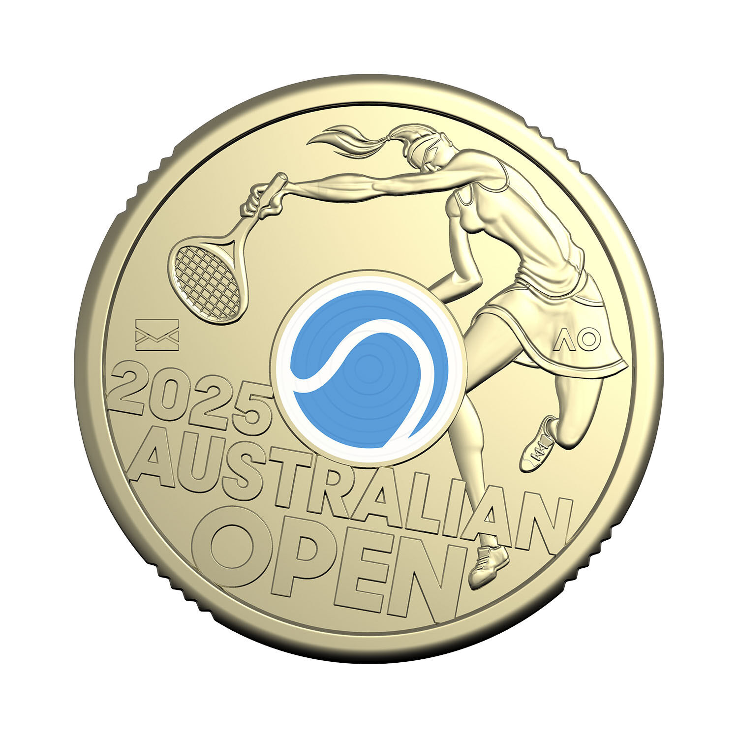 2025 $2 Women's Australian Open Privy Mark Coin