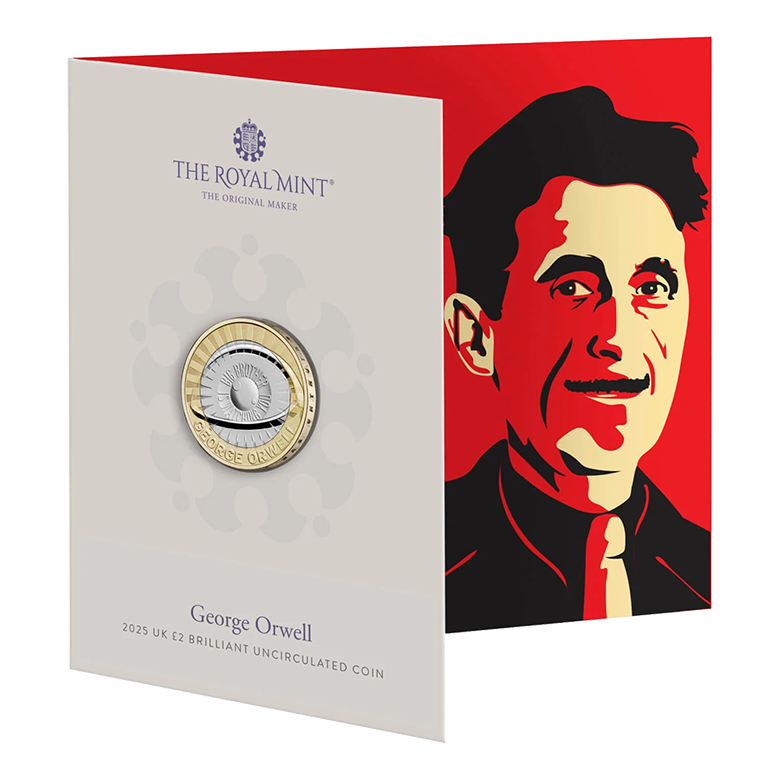 2025 £2 George Orwell BUNC Coin