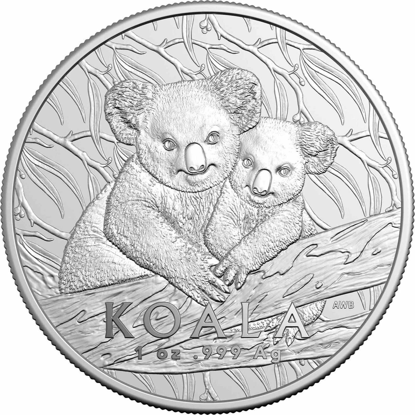 2025 $1 Koala Series 1oz Silver Investment Coin