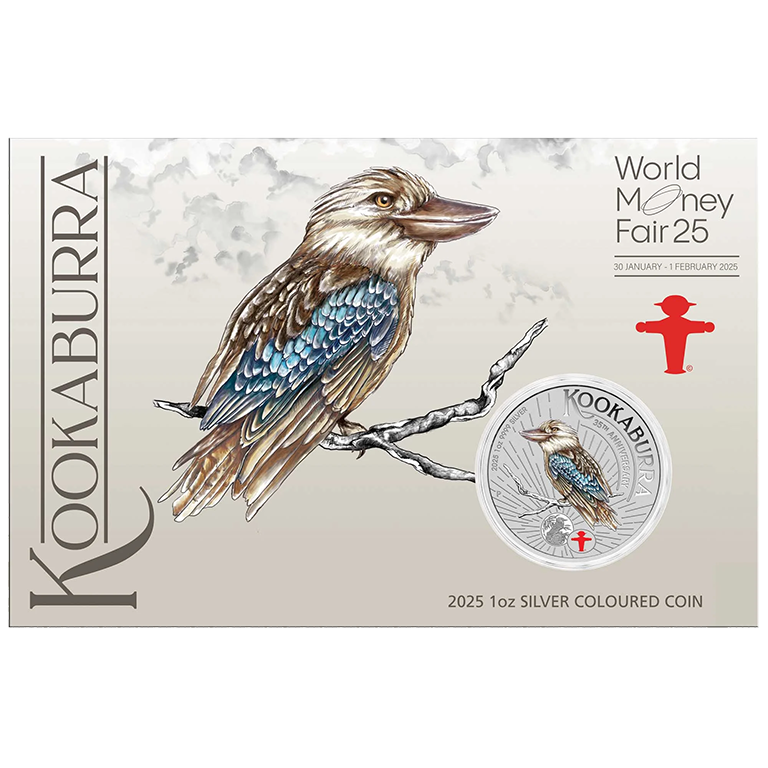 2025 World Money Fair Kookaburra Ampelmann Privy 1oz Silver Coin