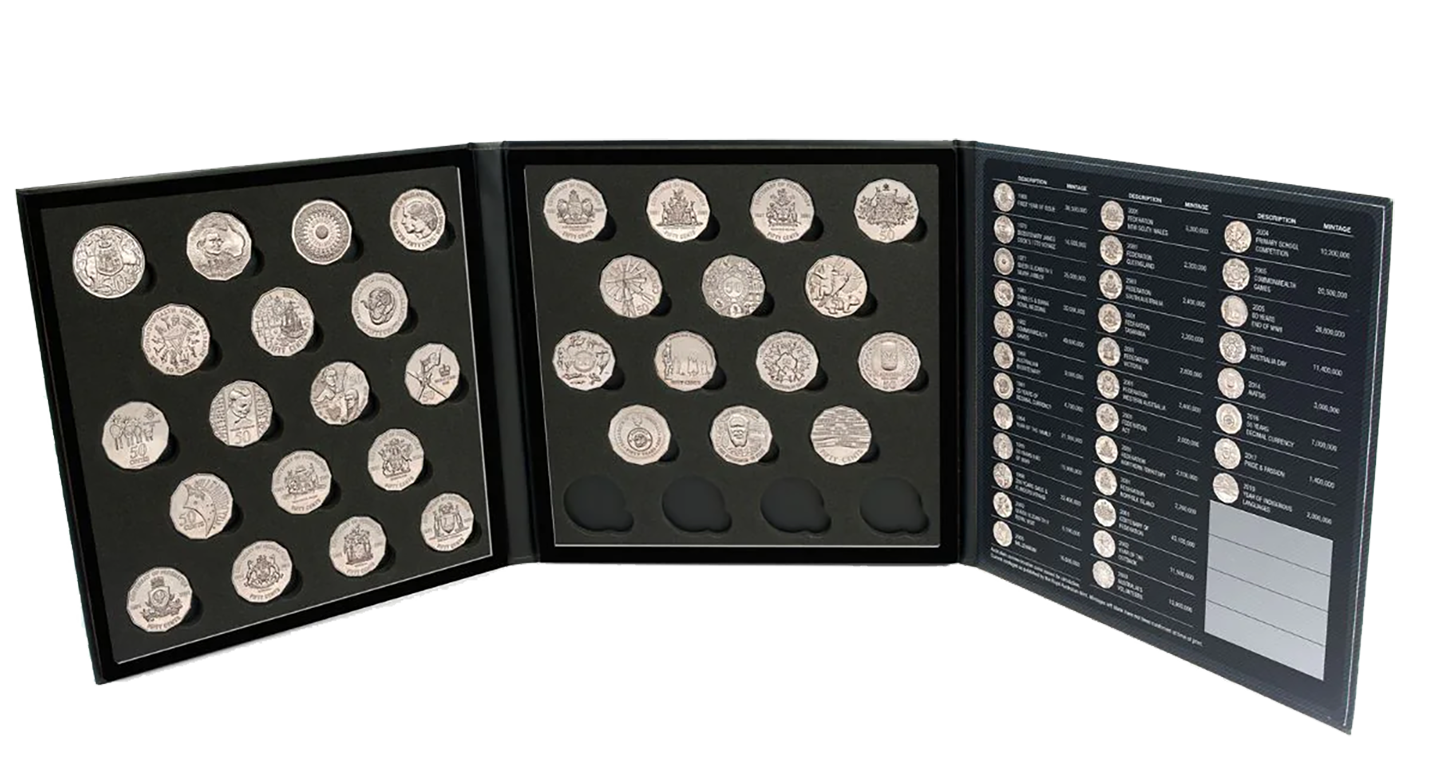 Australian 50c Circulating Commemorative Coin Folder