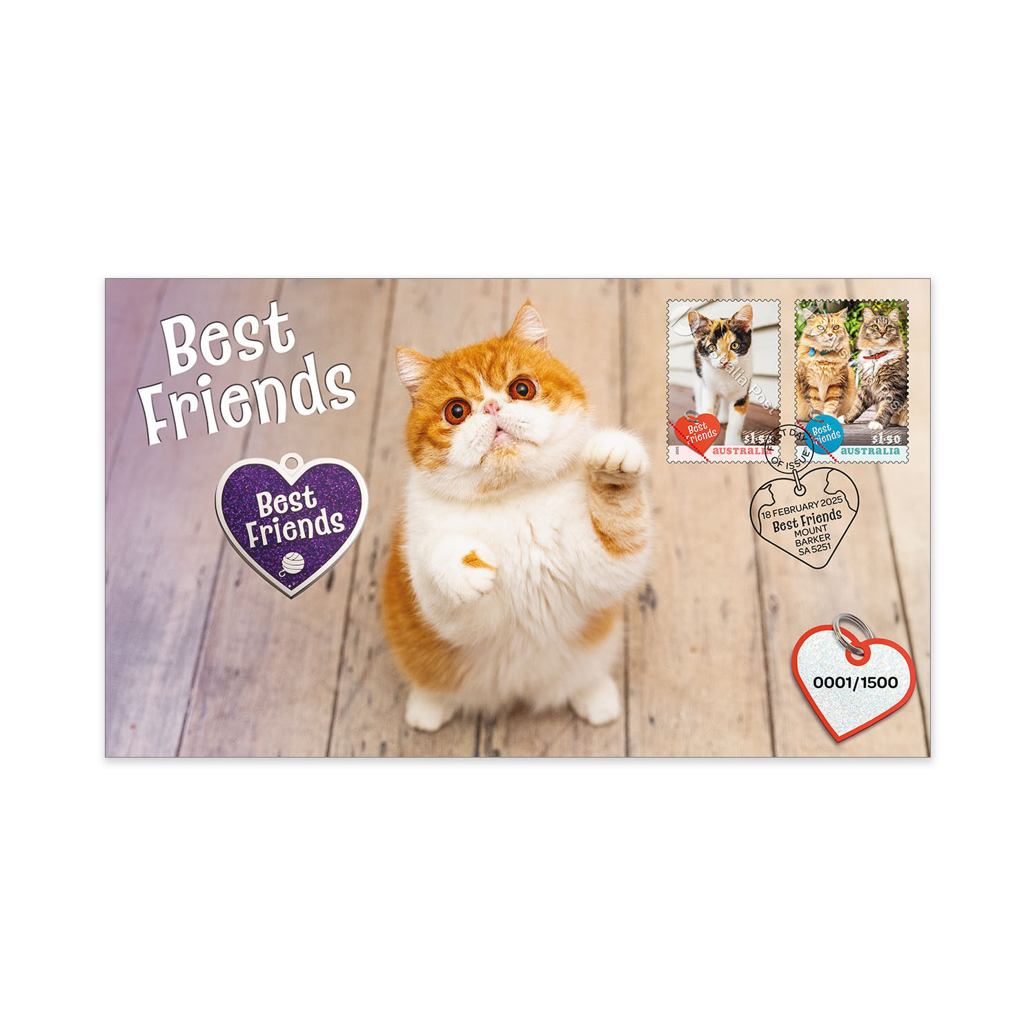 2025 Best Friends Cat and Dog Medallion Covers Set of 2