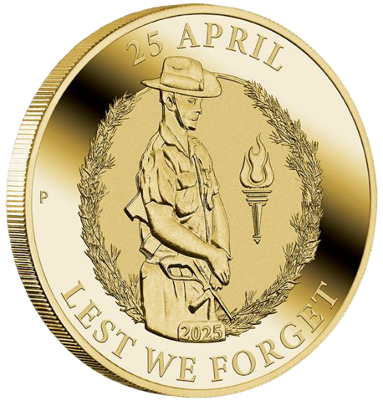 2025 $1 ANZAC Day Coin in Card