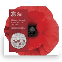 2017 £5 Remembrance Day BU Coin