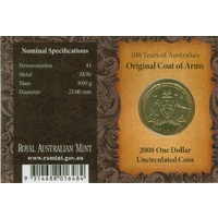 2008 $1 Coat of Arms B
