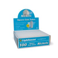 Lighthouse Nickel Tubes to suit AUD$2 Coin Rolls (box of 100)