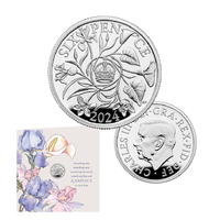 2024 Wedding Silver Sixpence