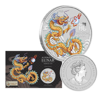 2024 $1 Golden Dragon ANA Release 1oz Silver