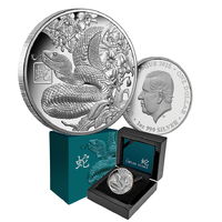 2025 $1 Lunar Snake 1oz Silver Proof Coin