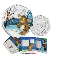 2024 50p Gruffalo's Child Coloured BUNC Coin