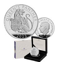 2025 £2 Royal Tudor Beasts - The Queen's Panther 1oz Silver Proof