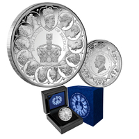 2024 $5 Monarchs of Britain 1oz Silver Proof Coin