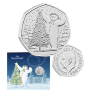 2024 50p The Snowman BUNC Coin