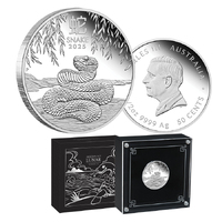 2025 50c Year of the Snake 1/2oz Silver Proof Coin