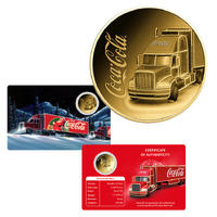 Coca-Cola Truck 1/1000oz Gold Coin