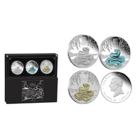 2025 Year of the Snake Silver 1oz Trio