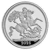 2025 Royal Mint Silver Sovereign Proof Coin