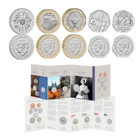 2025 United Kingdom 13 Coin Brilliant Uncirculated Set