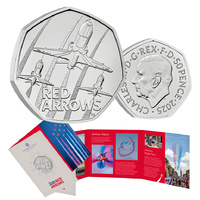 2025 50p The Red Arrows BUNC Coin