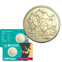 2025 $1 Mob of Roos Sydney ANDA Money Expo Privy UNC Coin