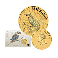 2025 $1 Australian Kookaburra 1oz Gold Plated Silver Coin ANDA Sydney Money Expo
