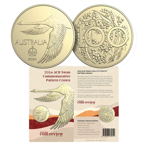 2024 Swan Pattern Dollar Commemorative AlBr UNC 