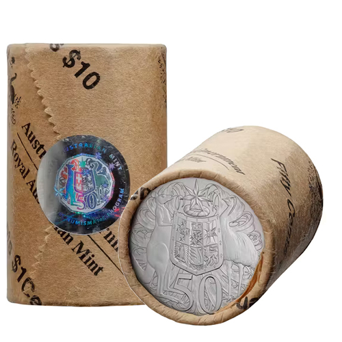 2024 50c Premium Mint Roll Charles III UNC