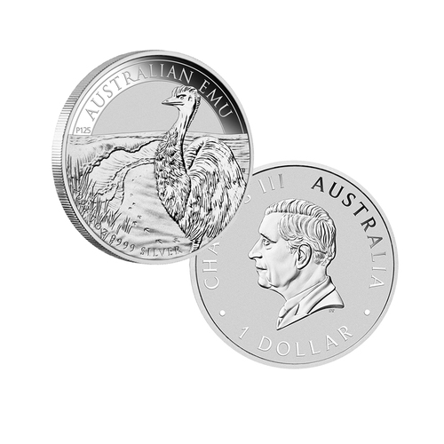 2024 $1 Australian Emu 1oz Bullion Coin