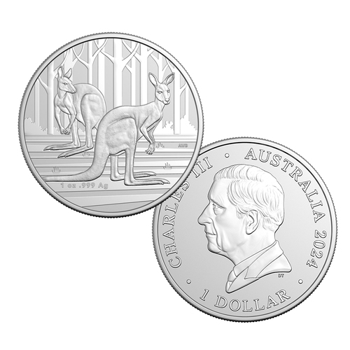 2024 $1 Kangaroo Silver Investment Coin