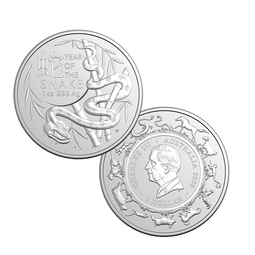 2025 $1 Lunar Year of the Snake Investment Coin