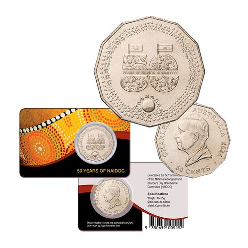 2024 50c NAIDOC UNC Coin Pack