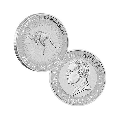 2025 $1 Australian Kangaroo 1oz Silver Bullion Coin