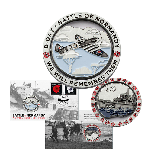 2024 Battle of Normandy Medallion Cover