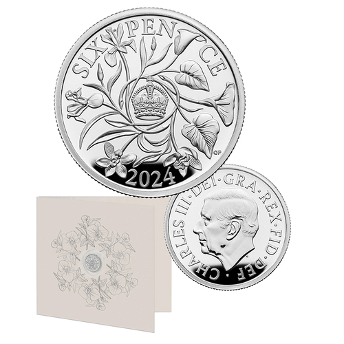 2024 Silver Sixpence BUNC Coin