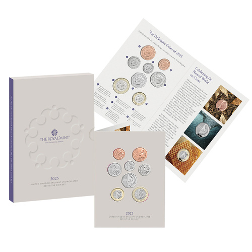 2025 United Kingdom Uncirculated Definitive Coin Set